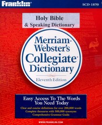 Franklin NIV Bible With Speaking Dictionary Franklin NIV Bible With Speaking Dictionary