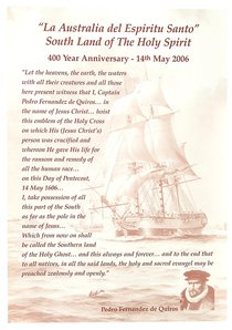 Poster Laminated: Southland of the Holy Spirit 400th Anniversary Poster Laminated: Southland of the Holy Spirit 400th Anniversary