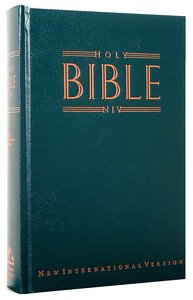 NIV Giant Print Hardcover: Green NIV Giant Print Hardcover: Green