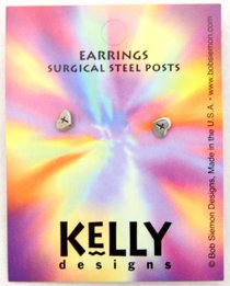 Earrings Kelly Design: Heart With Cross (Lead-free Pewter) Earrings Kelly Design: Heart With Cross (Lead-free Pewter)