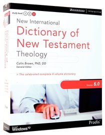 New International Dictionary of New Testament Theology 6.0 For Win CDROM New International Dictionary of New Testament Theology 6.0 For Win CDROM