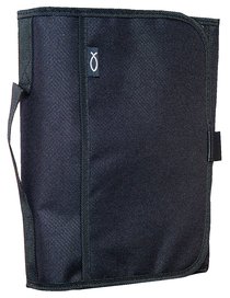 Bible Cover Tri-Fold Organizer Fish Black Large Bible Cover Tri-Fold Organizer Fish Black Large