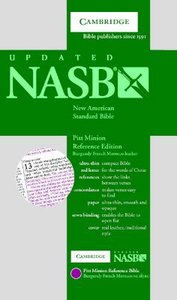 NASB Pitt Minion Reference Bible (Burgundy French Morocco) NASB Pitt Minion Reference Bible (Burgundy French Morocco)