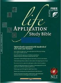 NLT Life Application Study Bible Navy Leatherlike (Red Letter Edition) NLT Life Application Study Bible Navy Leatherlike (Red Letter Edition)