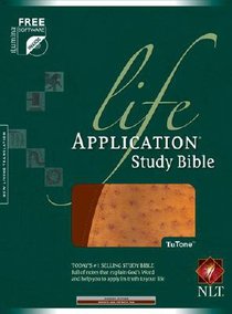 NLT Life Application Study Bible Bonded Tutone Brown/Ostrich Tan (Red Letter Edition) NLT Life Application Study Bible Bonded Tutone Brown/Ostrich Tan (Red Letter Edition)