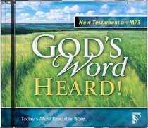 Gods Word Heard Audio New Testament MP3 Gods Word Heard Audio New Testament MP3