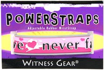 Rubber Wristband: Love Never Fails Rubber Wristband: Love Never Fails
