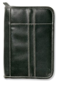 Bible Cover Distressed Leather-Look Black Extra Large Bible Cover Distressed Leather-Look Black Extra Large