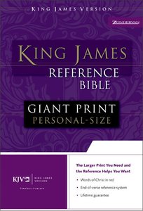KJV Personal Giant Print Reference Bible Burgundy Indexed KJV Personal Giant Print Reference Bible Burgundy Indexed