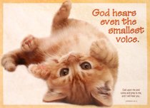 Poster Large: God Hears Even the Smallest Voice Poster Large: God Hears Even the Smallest Voice