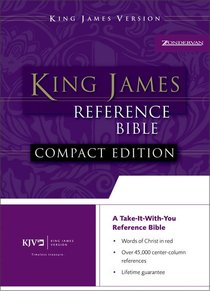 KJV Compact Reference Burgundy Button Flap KJV Compact Reference Burgundy Button Flap