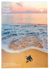 Poster Large: Trust in God to Guide Your Steps Poster Large: Trust in God to Guide Your Steps