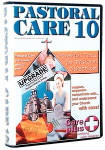 Pastoral Care 10 Upgrade From V6/V7/2002 Or 9re CDROM Pastoral Care 10 Upgrade From V6/V7/2002 Or 9re CDROM