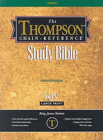 KJV Thompson Chain Reference Large Print Black Index KJV Thompson Chain Reference Large Print Black Index