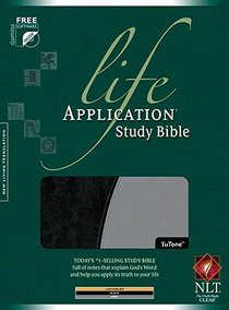NLT Life Application Study Bible Black/Grey Tutone (Red Letter Edition) NLT Life Application Study Bible Black/Grey Tutone (Red Letter Edition)