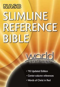 NASB Slimline Reference Blue Indexed NASB Slimline Reference Blue Indexed