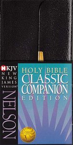 NKJV Checkbook Bible Snap Flap Black NKJV Checkbook Bible Snap Flap Black