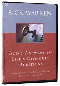 Gods Answers to Lifes Difficult Questions (Dvd) Gods Answers to Lifes Difficult Questions (Dvd)