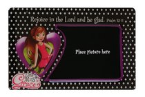 Little Miss Grace: Magnetic Photo Frame (Black With Dots) Little Miss Grace: Magnetic Photo Frame (Black With Dots)