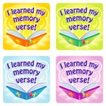 Sticker Pack: I Learned My Memory Verse Sticker Pack: I Learned My Memory Verse