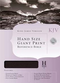 KJV Hand Size Large Print Reference Black Indexed KJV Hand Size Large Print Reference Black Indexed