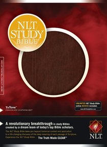 NLT Study Bible Chocolate/Chocolate Leatherlike Tutone (Red Letter Edition) NLT Study Bible Chocolate/Chocolate Leatherlike Tutone (Red Letter Edition)