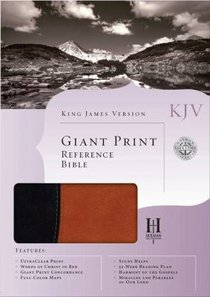 KJV Reference Giant Print Black/Tan KJV Reference Giant Print Black/Tan