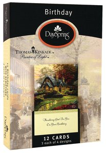 Boxed Cards Birthday: Thomas Kinkade "Painter of Light" Boxed Cards Birthday: Thomas Kinkade "Painter of Light"