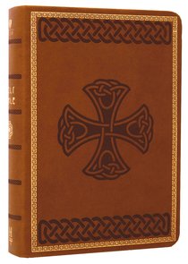 HCSB Compact Large Print Tan Celtic Design HCSB Compact Large Print Tan Celtic Design