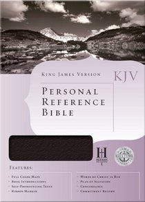 KJV Personal Reference Bible Black KJV Personal Reference Bible Black