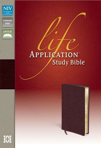 NIV Life Application Study Bible Burgundy (Red Letter Edition) NIV Life Application Study Bible Burgundy (Red Letter Edition)