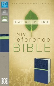 NIV Large Print Reference Bible Blueberry/Melon (Red Letter Edition) NIV Large Print Reference Bible Blueberry/Melon (Red Letter Edition)