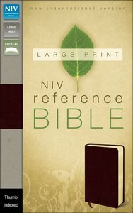 NIV Large Print Reference Bible Burgundy Indexed (Red Letter Edition) NIV Large Print Reference Bible Burgundy Indexed (Red Letter Edition)