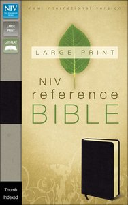 NIV Large Print Reference Bible Black Indexed (Red Letter Edition) NIV Large Print Reference Bible Black Indexed (Red Letter Edition)