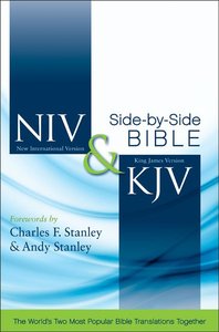 NIV KJV Side By Side Bible NIV KJV Side By Side Bible