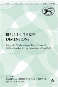 Bible in Three Dimensions (Library Of Hebrew Bible/old Testament Studies Series) Bible in Three Dimensions (Library Of Hebrew Bible/old Testament Studies Series)