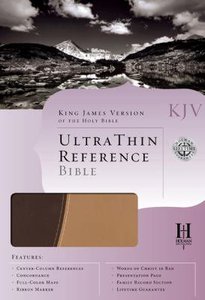 KJV Ultrathin Reference Duo-Tone Brown/Tan KJV Ultrathin Reference Duo-Tone Brown/Tan