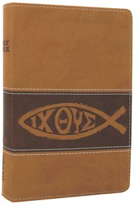 NIV Backpack Bible Toffee With Fish (Red Letter Edition) NIV Backpack Bible Toffee With Fish (Red Letter Edition)