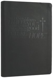 NLT Slimline Reference Bible Jeremiah 29:11 Ebony (Red Letter Edition) NLT Slimline Reference Bible Jeremiah 29:11 Ebony (Red Letter Edition)