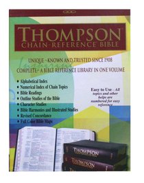 KJV Thompson Chain Reference Burgundy Indexed (Red Letter Edition) KJV Thompson Chain Reference Burgundy Indexed (Red Letter Edition)