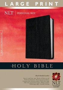 NLT Personal Size Large Print Bible Black (Red Letter Edition) NLT Personal Size Large Print Bible Black (Red Letter Edition)