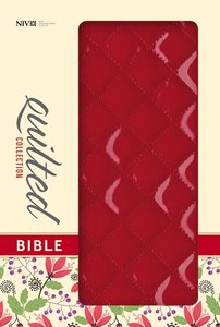 NIV Thinline Bible Quilted Cherry (Red Letter Edition) NIV Thinline Bible Quilted Cherry (Red Letter Edition)