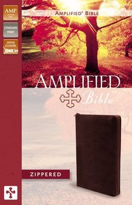 Amplified Zippered Collection Bible Burgundy Amplified Zippered Collection Bible Burgundy