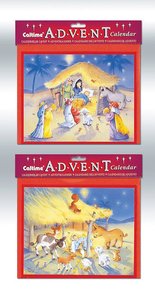 Advent Calendar: Baby in Manger With Envelope 2 Pack Advent Calendar: Baby in Manger With Envelope 2 Pack