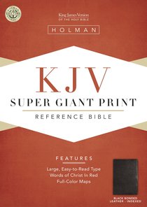 KJV Super Giant Print Reference Black Indexed (Red Letter Edition) KJV Super Giant Print Reference Black Indexed (Red Letter Edition)
