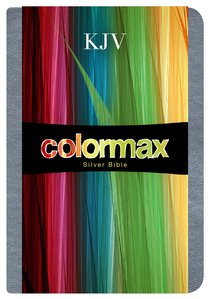 KJV Large Print Compact Bible Silver Colormax Leathertouch KJV Large Print Compact Bible Silver Colormax Leathertouch