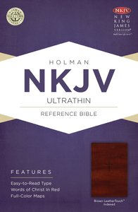 NKJV Ultrathin Reference Indexed Bible Brown NKJV Ultrathin Reference Indexed Bible Brown