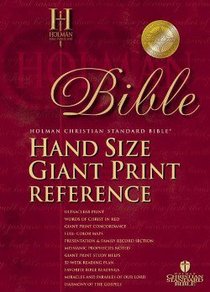 HCSB Hand Size Giant Print Reference Classic Edition Tan HCSB Hand Size Giant Print Reference Classic Edition Tan