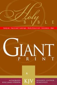 KJV Giant Print Handy Size Burgundy KJV Giant Print Handy Size Burgundy