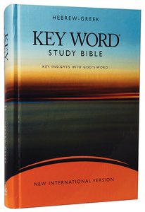 NIV Hebrew-Greek Key Word Study Bible Wide Margin NIV Hebrew-Greek Key Word Study Bible Wide Margin